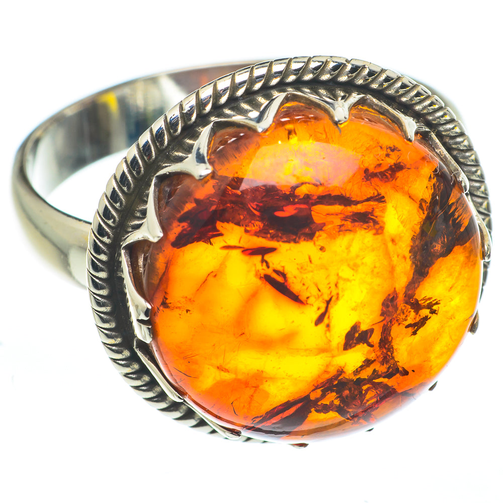 Baltic Amber Rings handcrafted by Ana Silver Co - RING62403