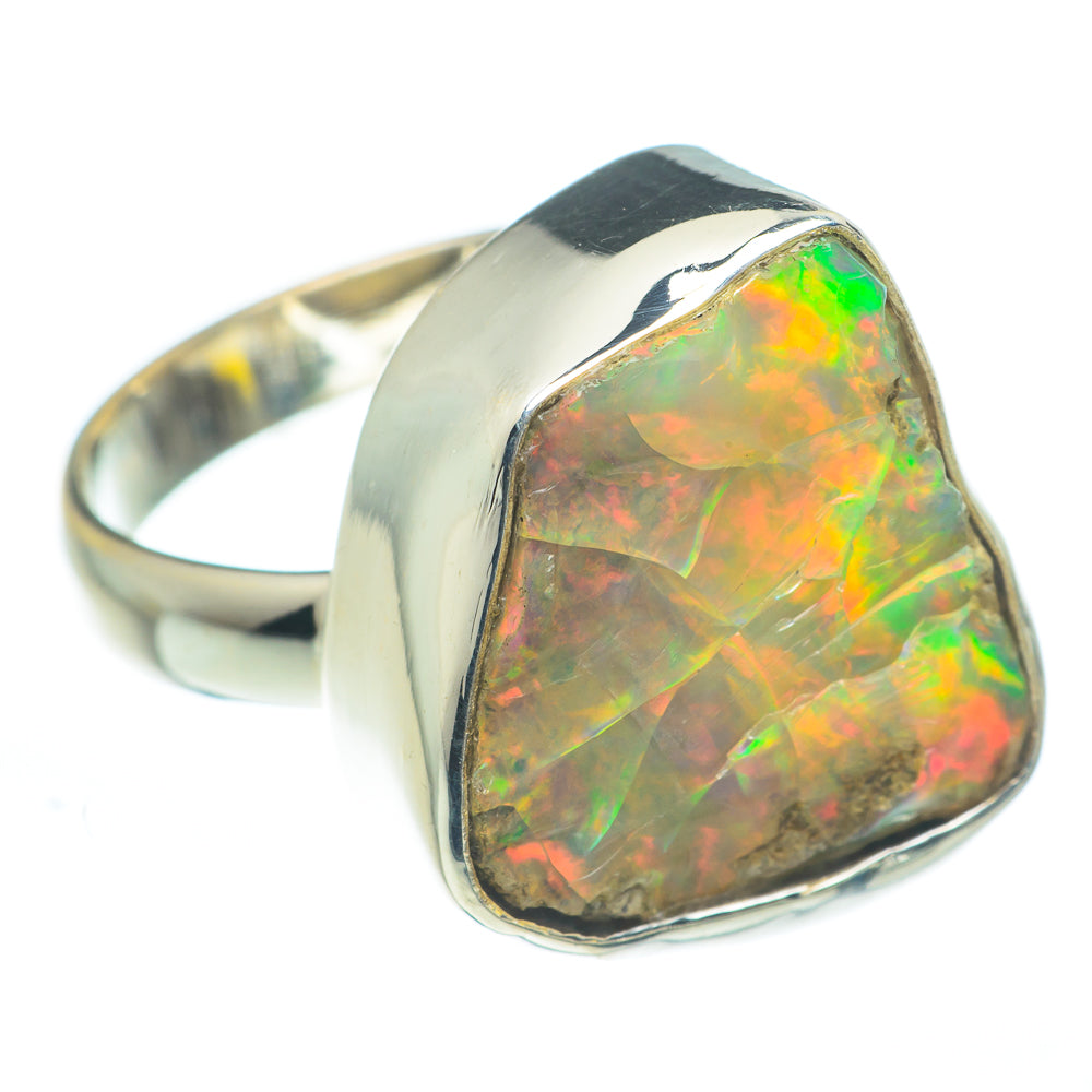 Ethiopian Opal Rings handcrafted by Ana Silver Co - RING62417