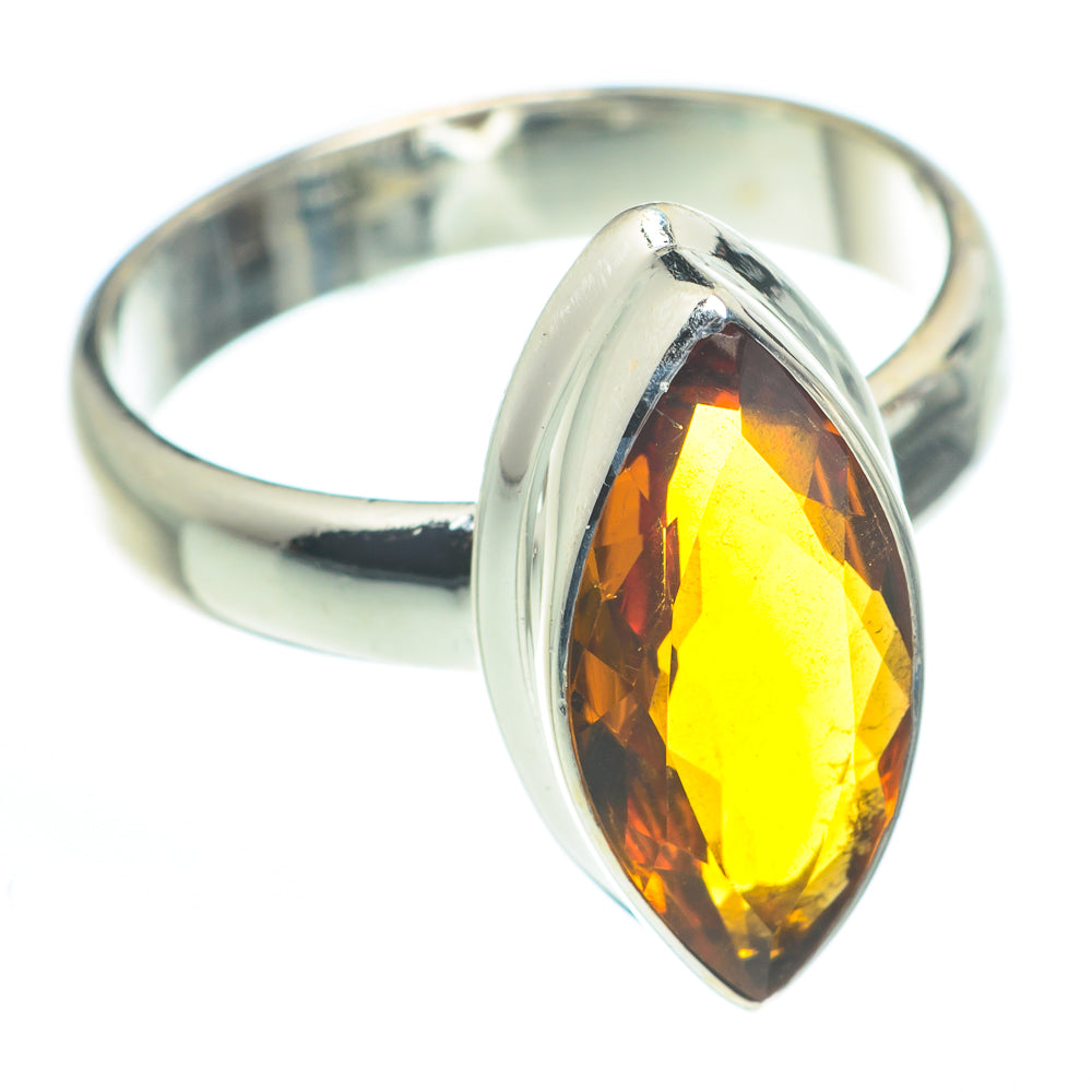 Mandarin Citrine Rings handcrafted by Ana Silver Co - RING62462