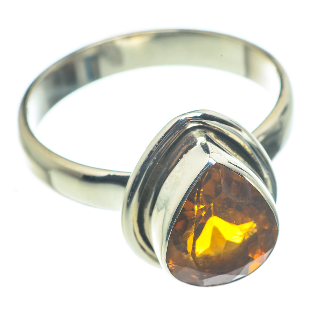 Mandarin Citrine Rings handcrafted by Ana Silver Co - RING62489
