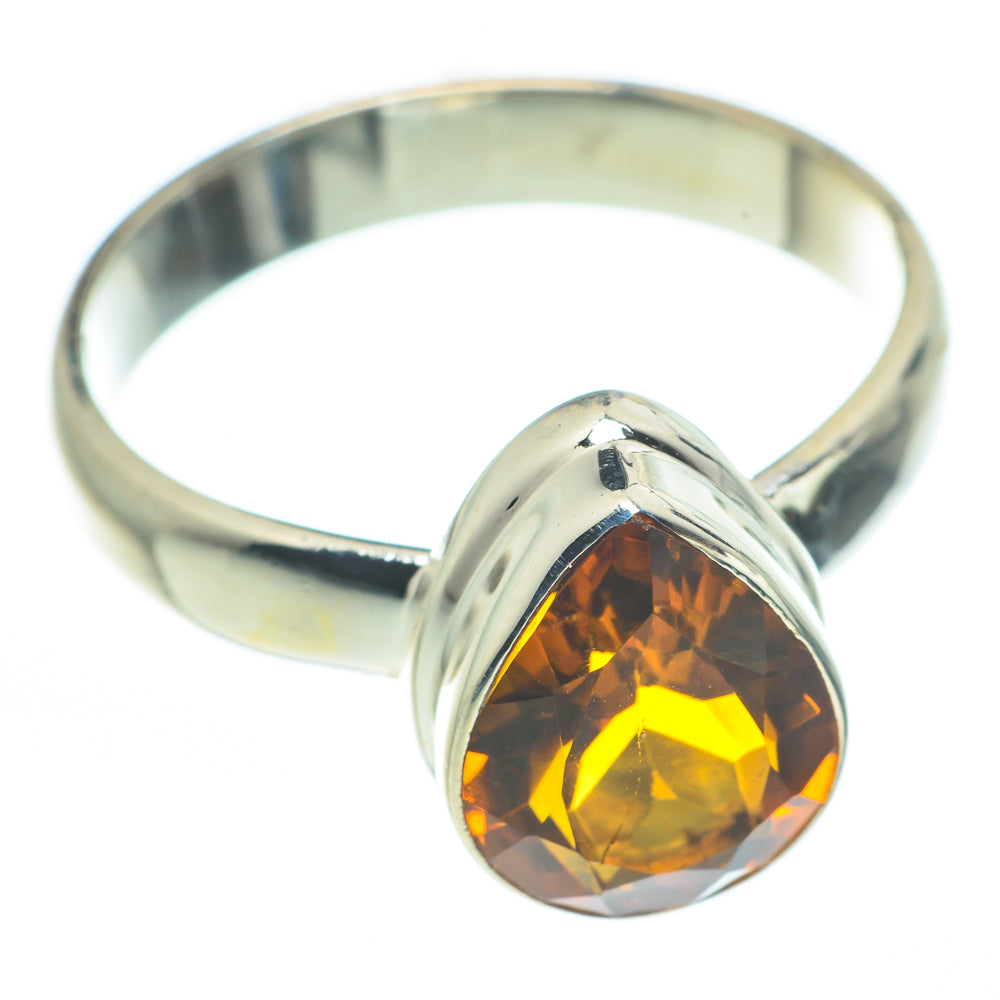 Mandarin Citrine Rings handcrafted by Ana Silver Co - RING62524