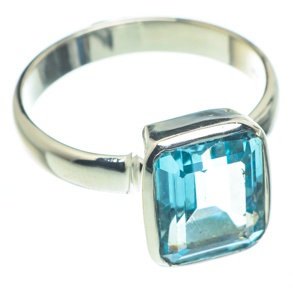 Blue Topaz Rings handcrafted by Ana Silver Co - RING62539