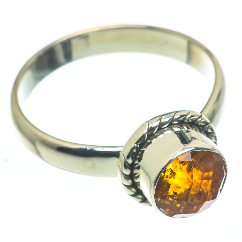 Mandarin Citrine Rings handcrafted by Ana Silver Co - RING62546