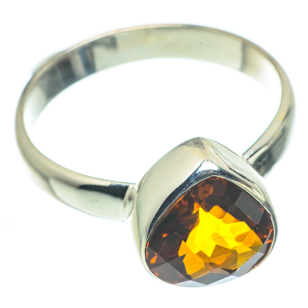Mandarin Citrine Rings handcrafted by Ana Silver Co - RING62549