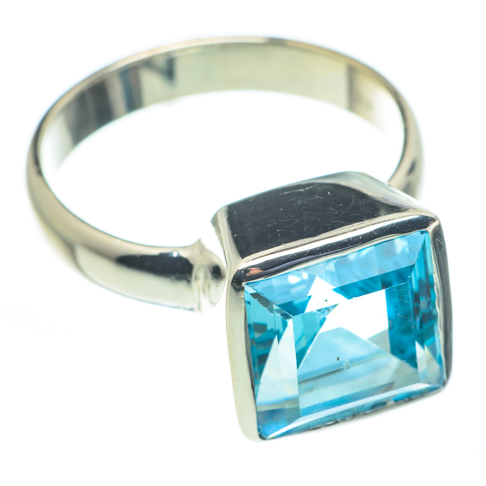 Blue Topaz Rings handcrafted by Ana Silver Co - RING62563