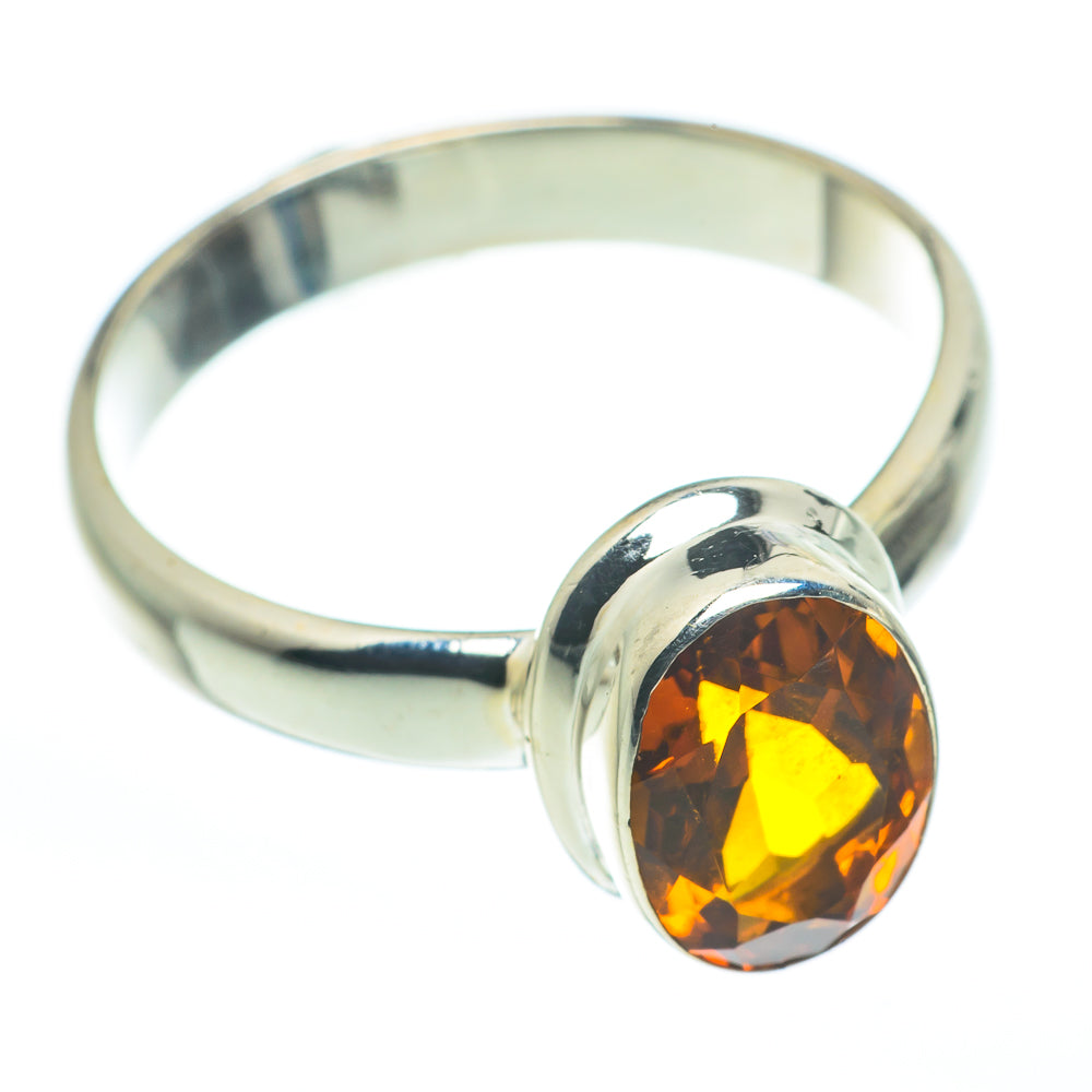 Mandarin Citrine Rings handcrafted by Ana Silver Co - RING62574