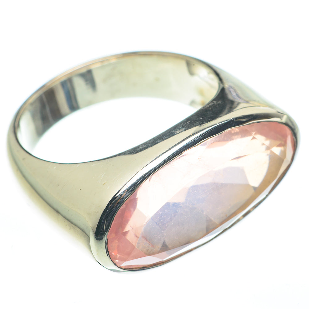Rose Quartz Rings handcrafted by Ana Silver Co - RING62578