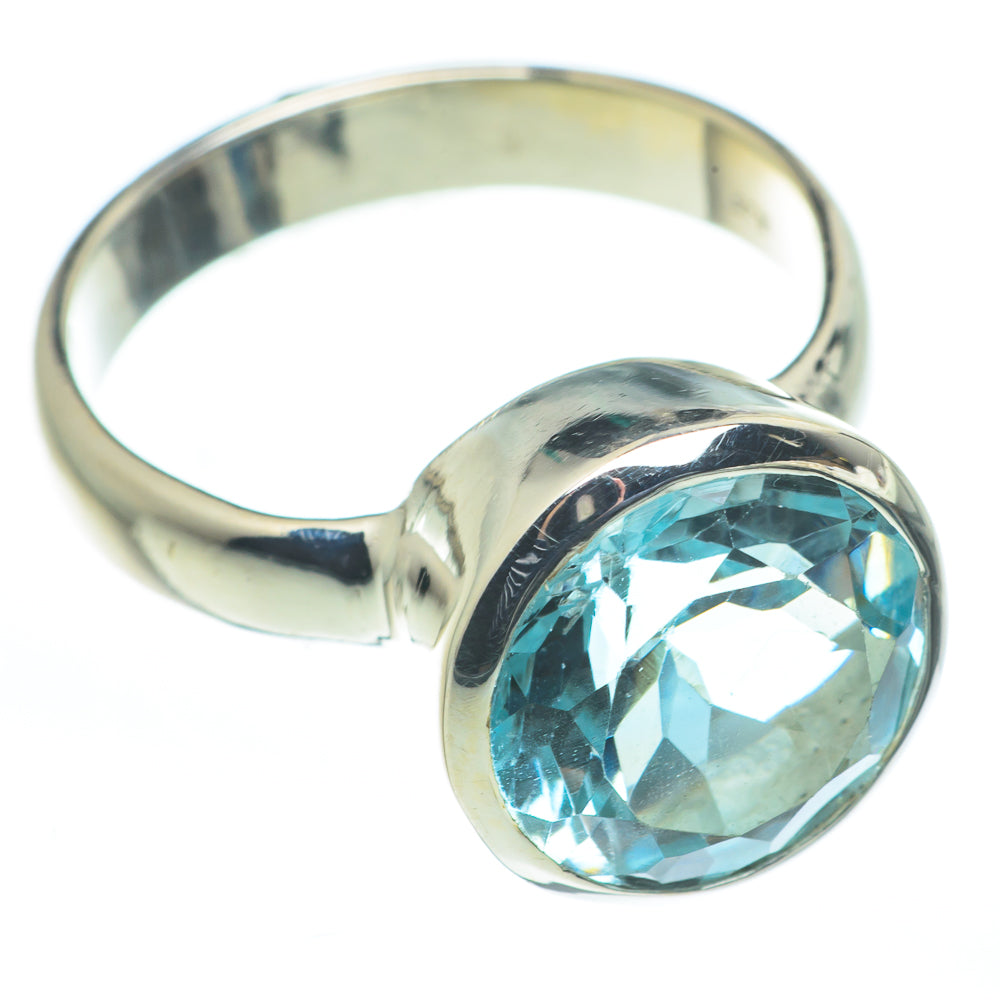 Blue Topaz Rings handcrafted by Ana Silver Co - RING62594