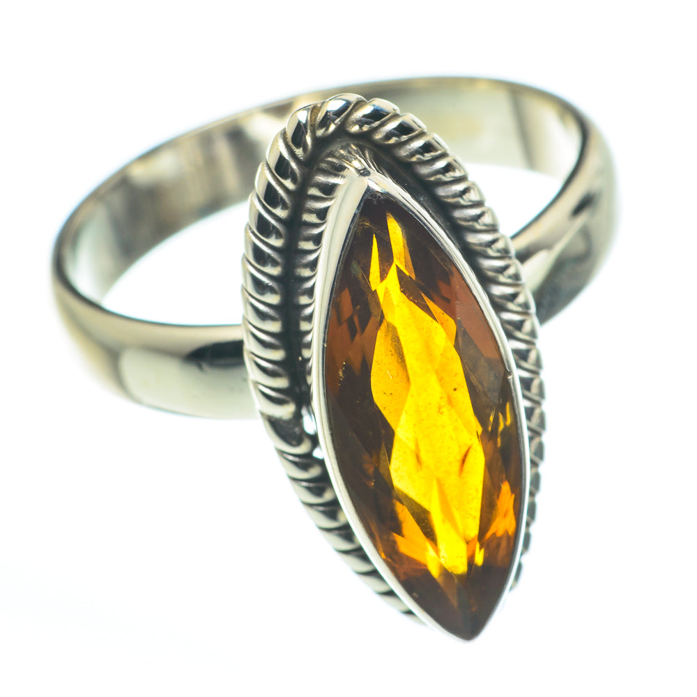 Mandarin Citrine Rings handcrafted by Ana Silver Co - RING62600