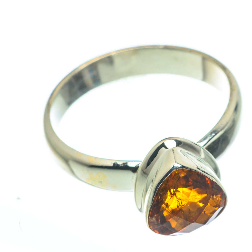 Mandarin Citrine Rings handcrafted by Ana Silver Co - RING62601