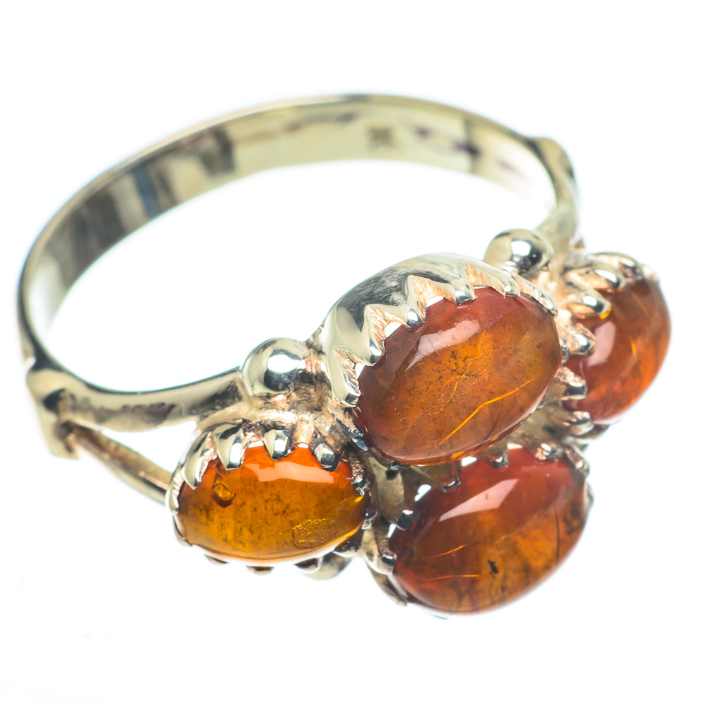 Baltic Amber Rings handcrafted by Ana Silver Co - RING62603