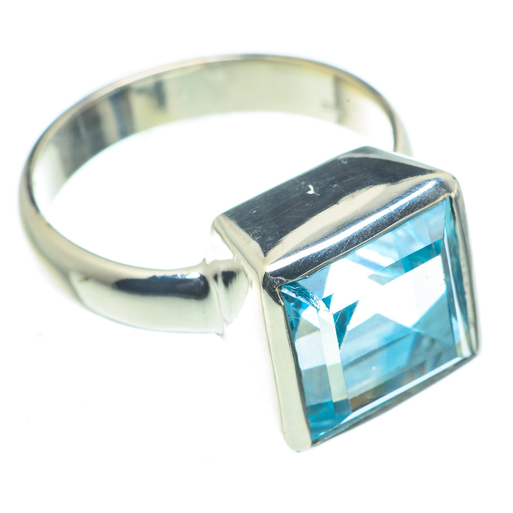 Blue Topaz Rings handcrafted by Ana Silver Co - RING62621