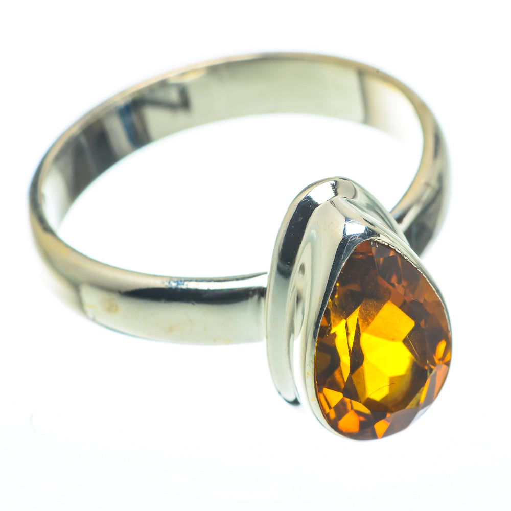 Mandarin Citrine Rings handcrafted by Ana Silver Co - RING62630