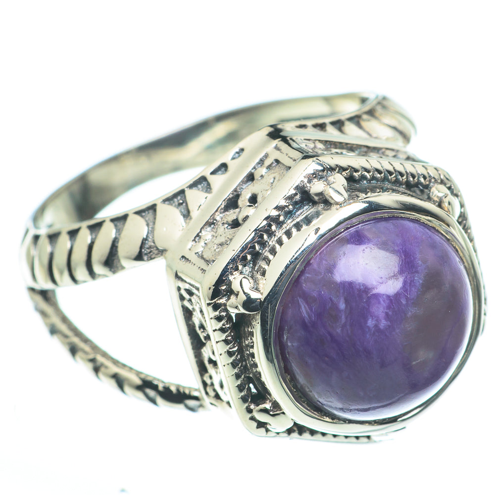 Charoite Rings handcrafted by Ana Silver Co - RING62639