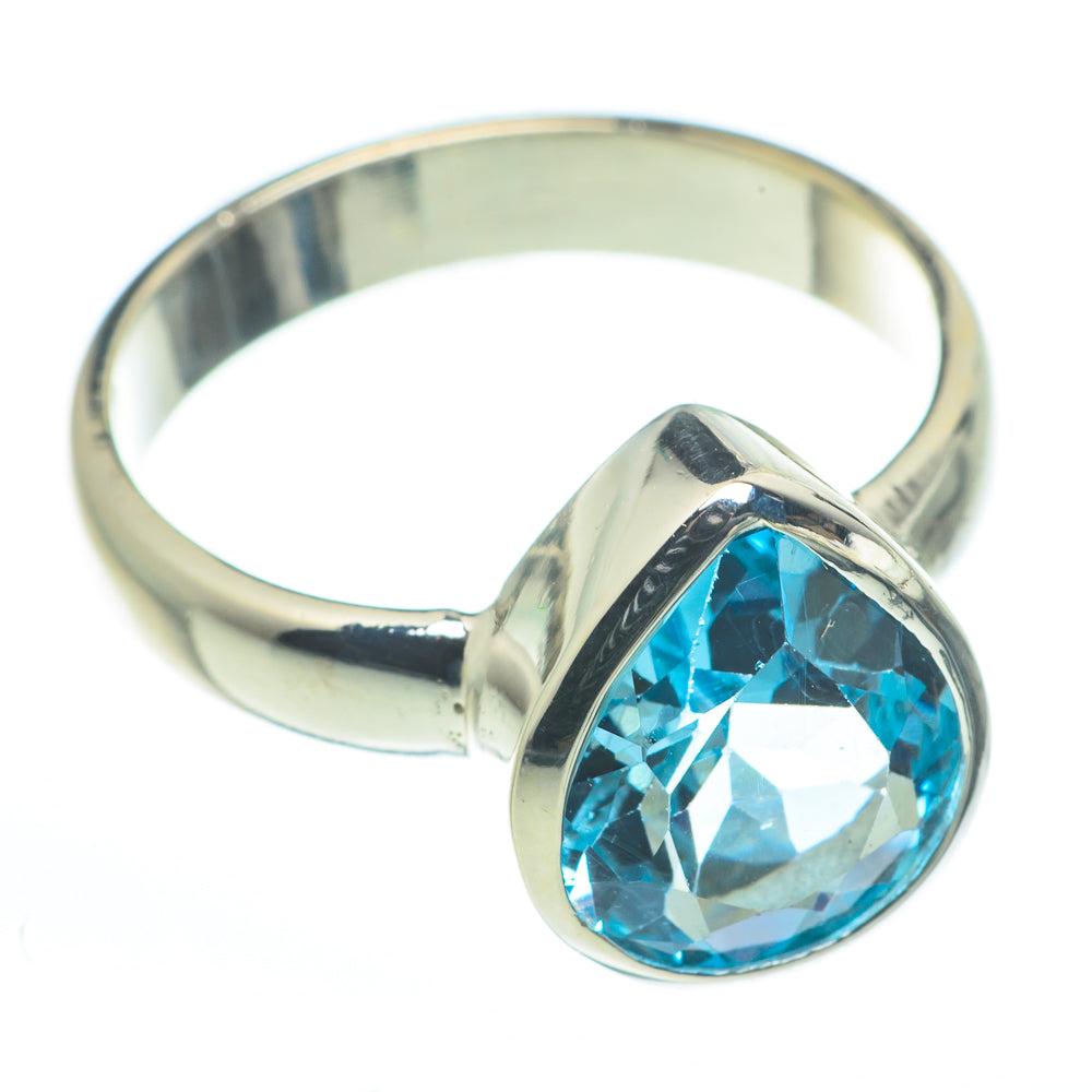 Blue Topaz Rings handcrafted by Ana Silver Co - RING62645