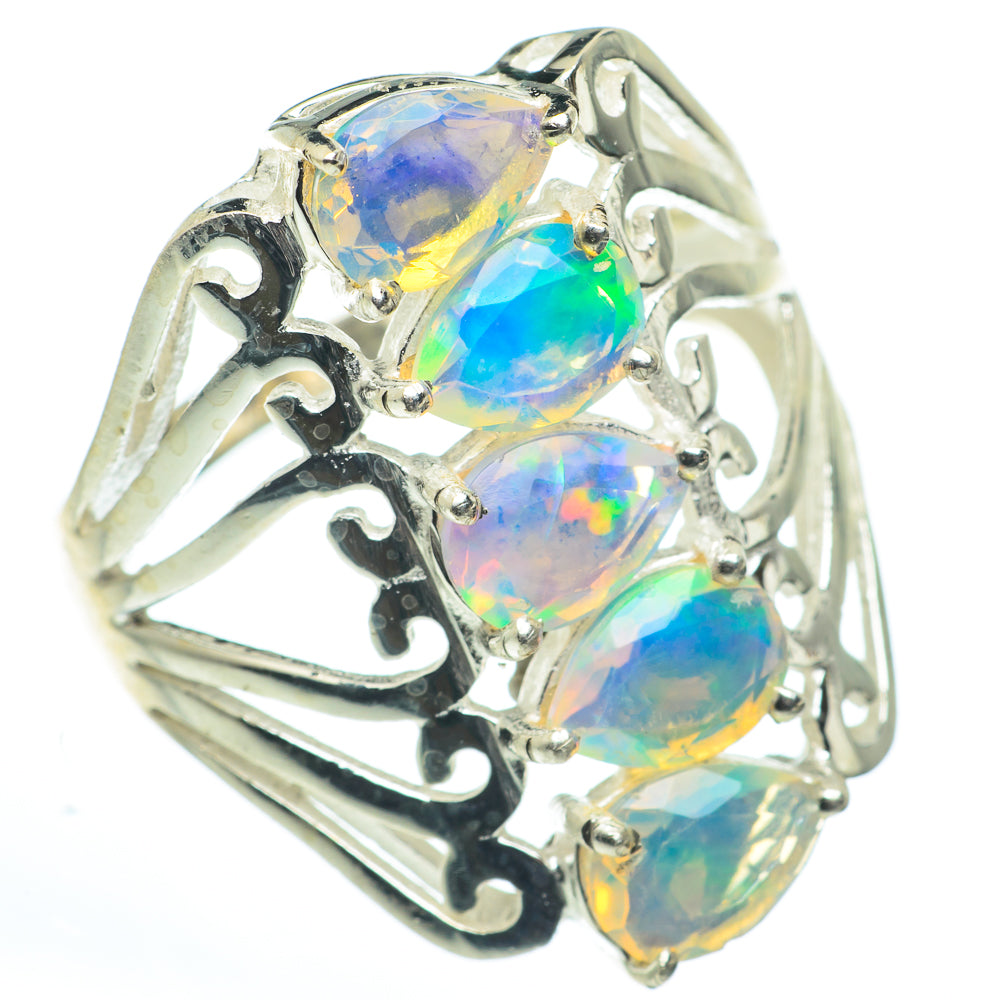 Ethiopian Opal Rings handcrafted by Ana Silver Co - RING62695