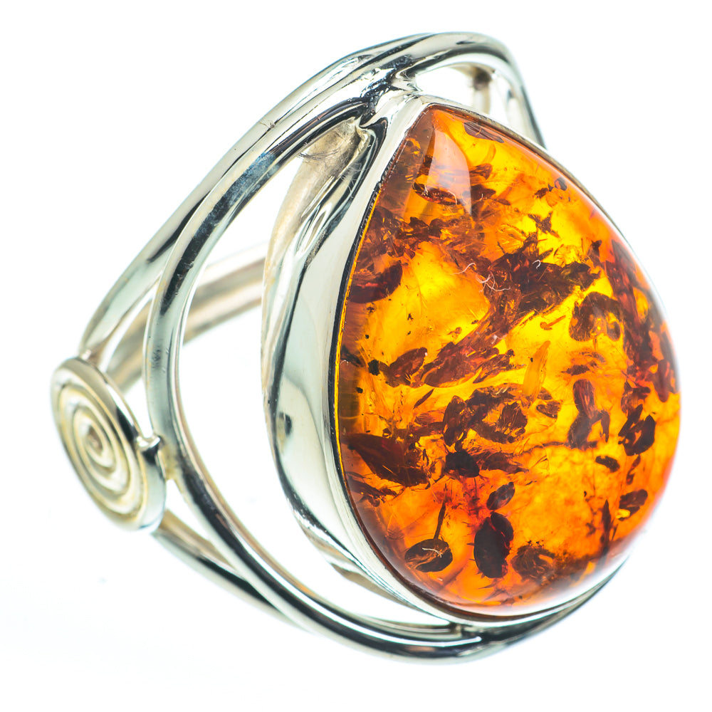 Baltic Amber Rings handcrafted by Ana Silver Co - RING62707