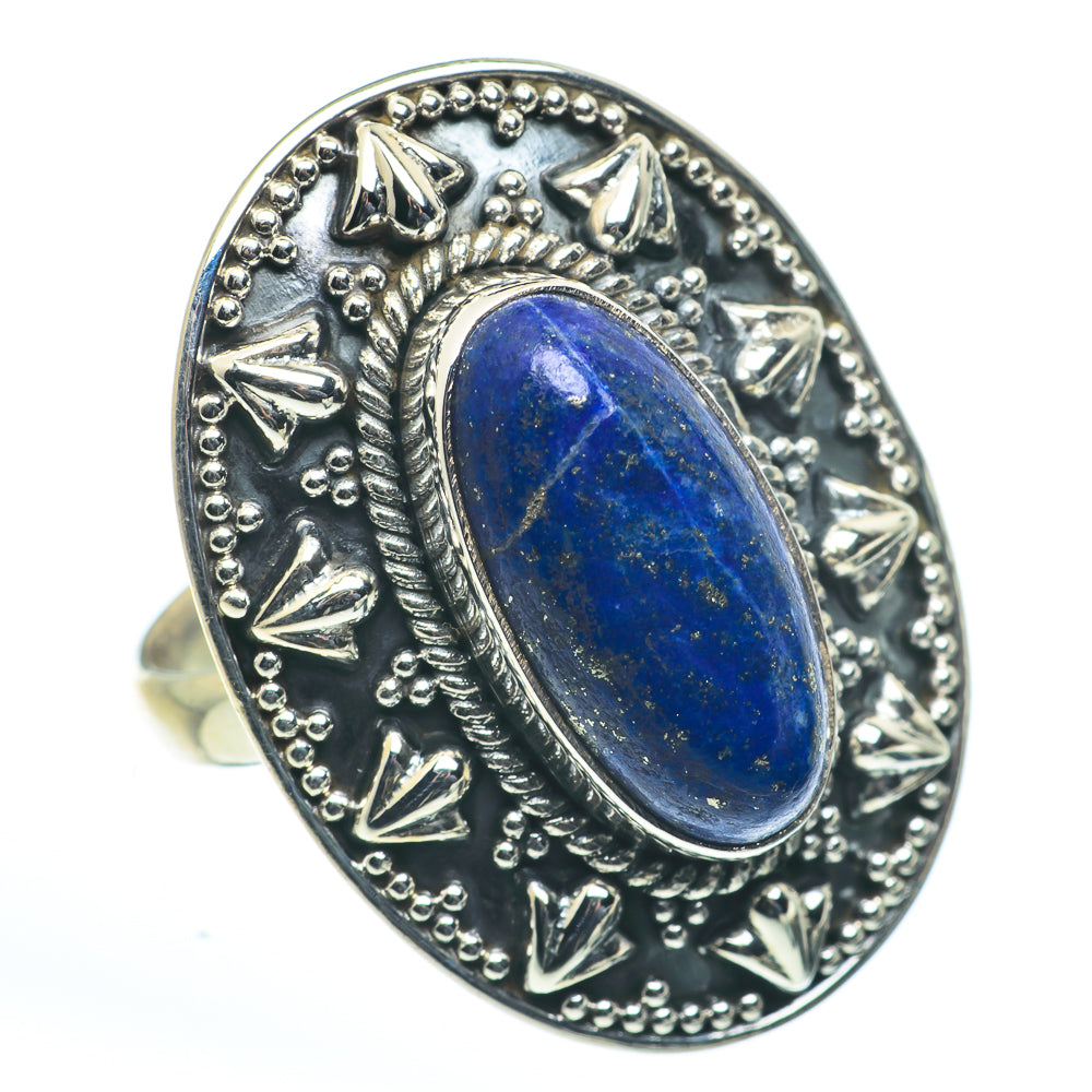 Lapis Lazuli Rings handcrafted by Ana Silver Co - RING62721
