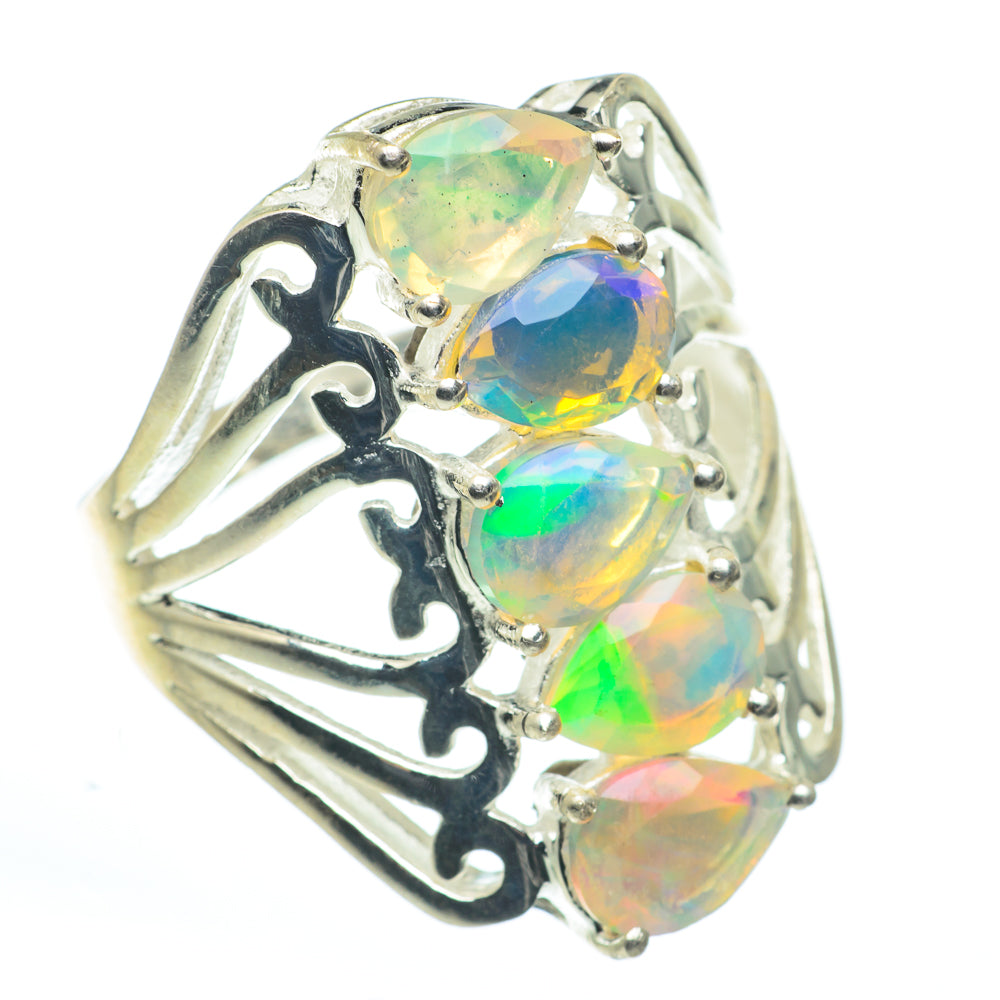 Ethiopian Opal Rings handcrafted by Ana Silver Co - RING62732