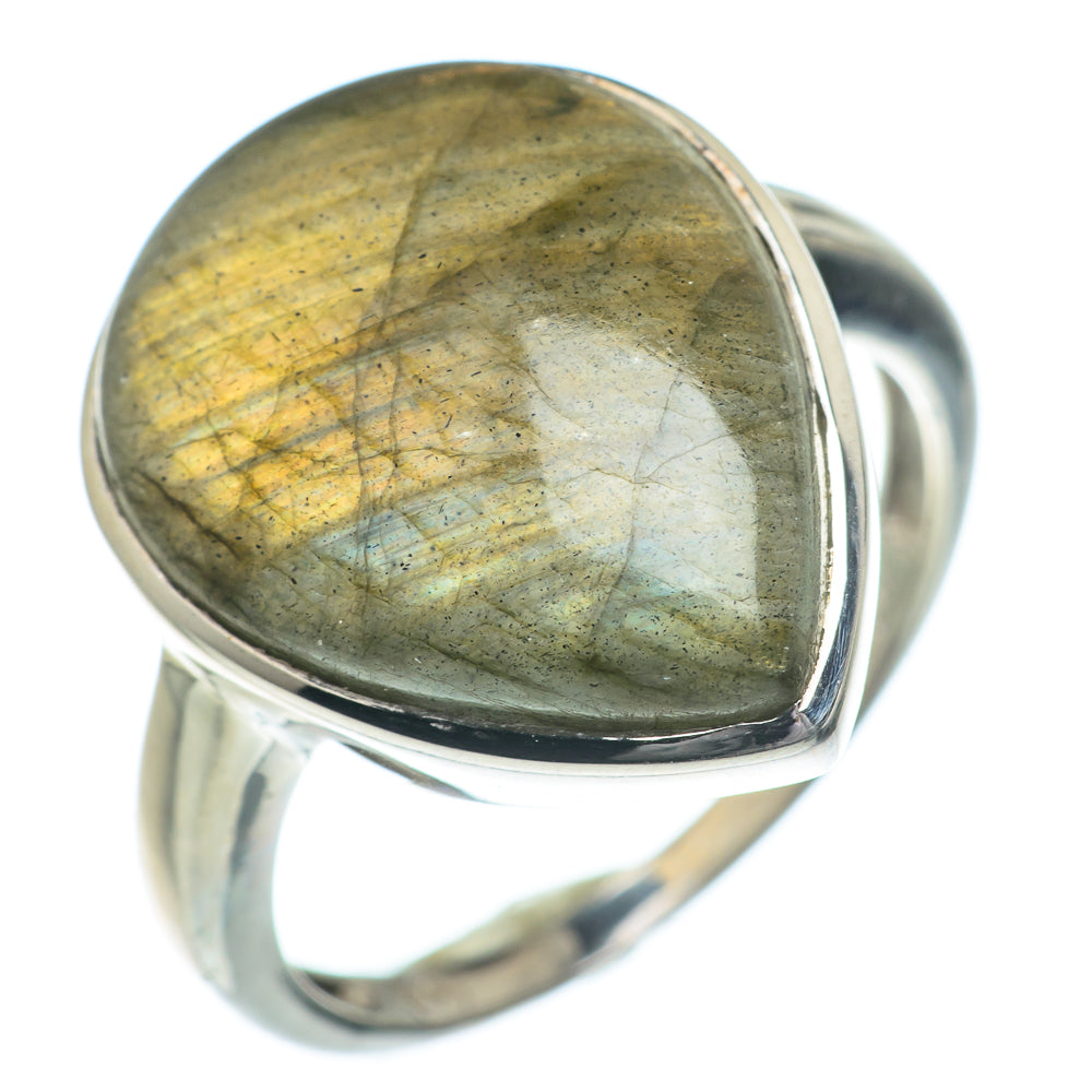 Labradorite Rings handcrafted by Ana Silver Co - RING62760