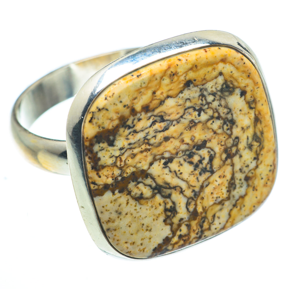 Picture Jasper Rings handcrafted by Ana Silver Co - RING62761