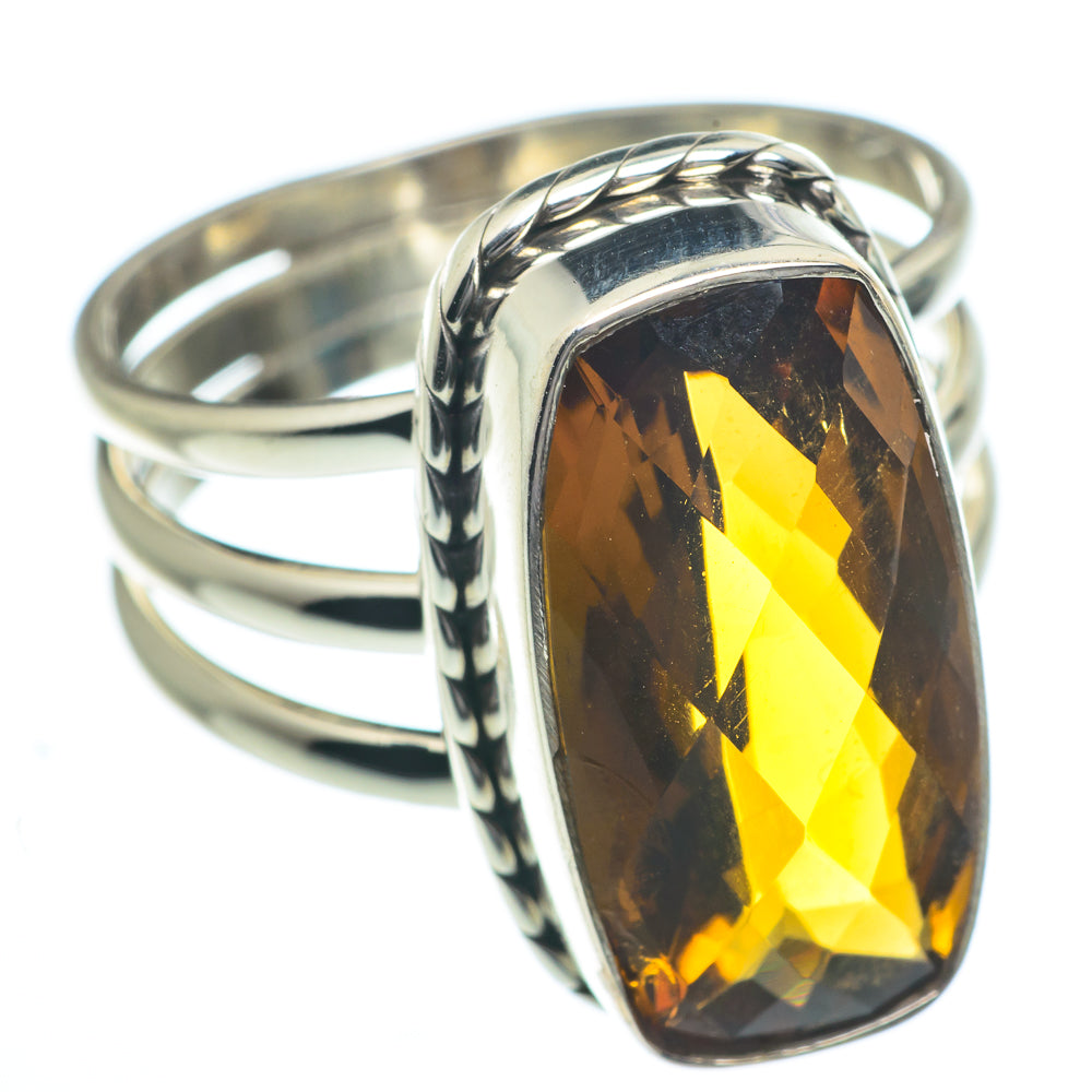 Mandarin Citrine Rings handcrafted by Ana Silver Co - RING62763