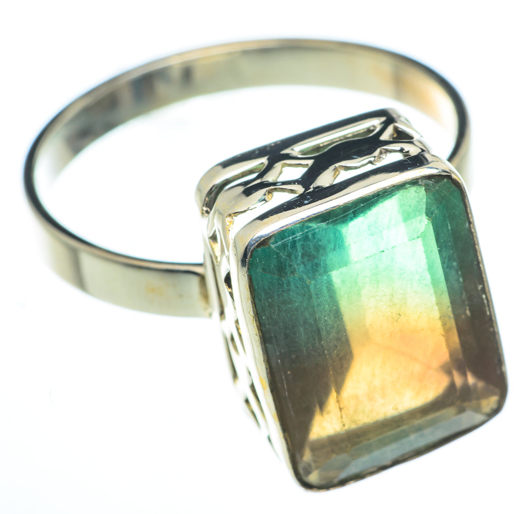 Green Fluorite Rings handcrafted by Ana Silver Co - RING62780