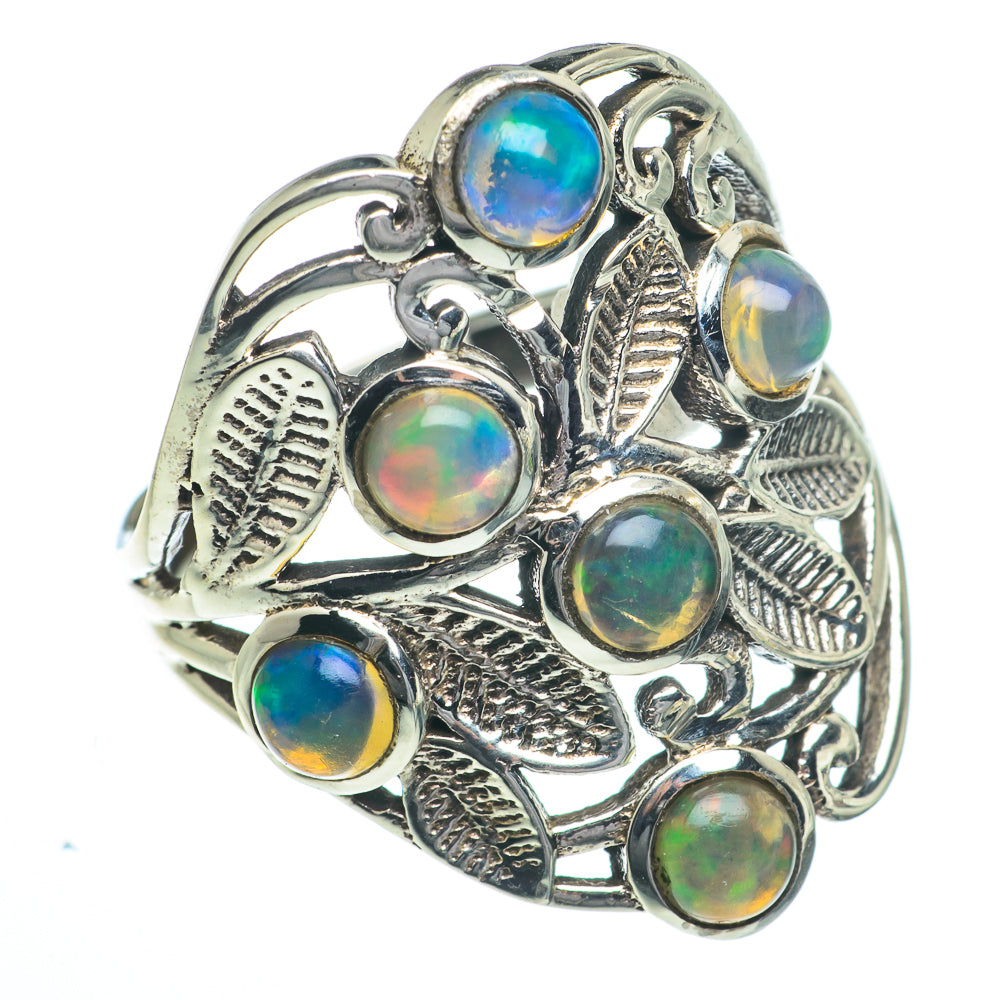 Ethiopian Opal Rings handcrafted by Ana Silver Co - RING62781