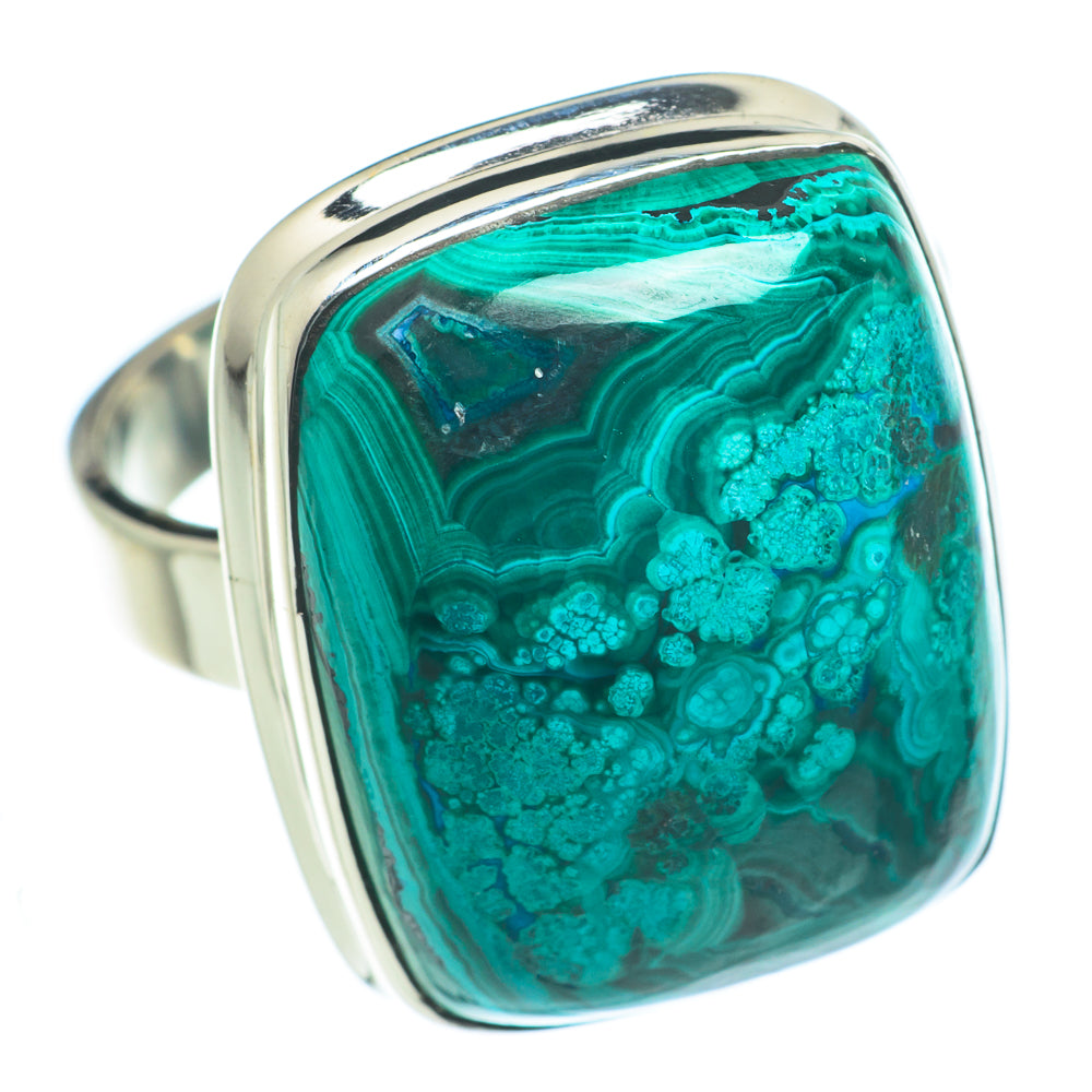 Chrysocolla Rings handcrafted by Ana Silver Co - RING62794