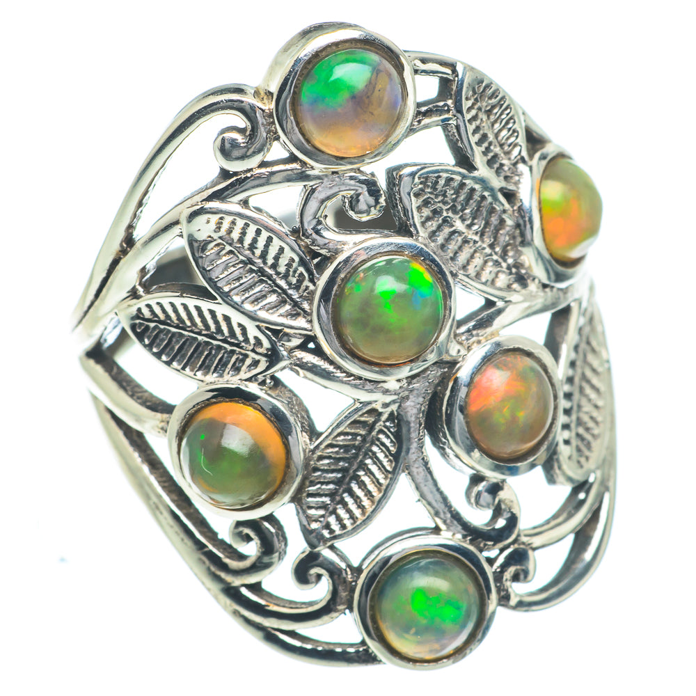 Ethiopian Opal Rings handcrafted by Ana Silver Co - RING62816