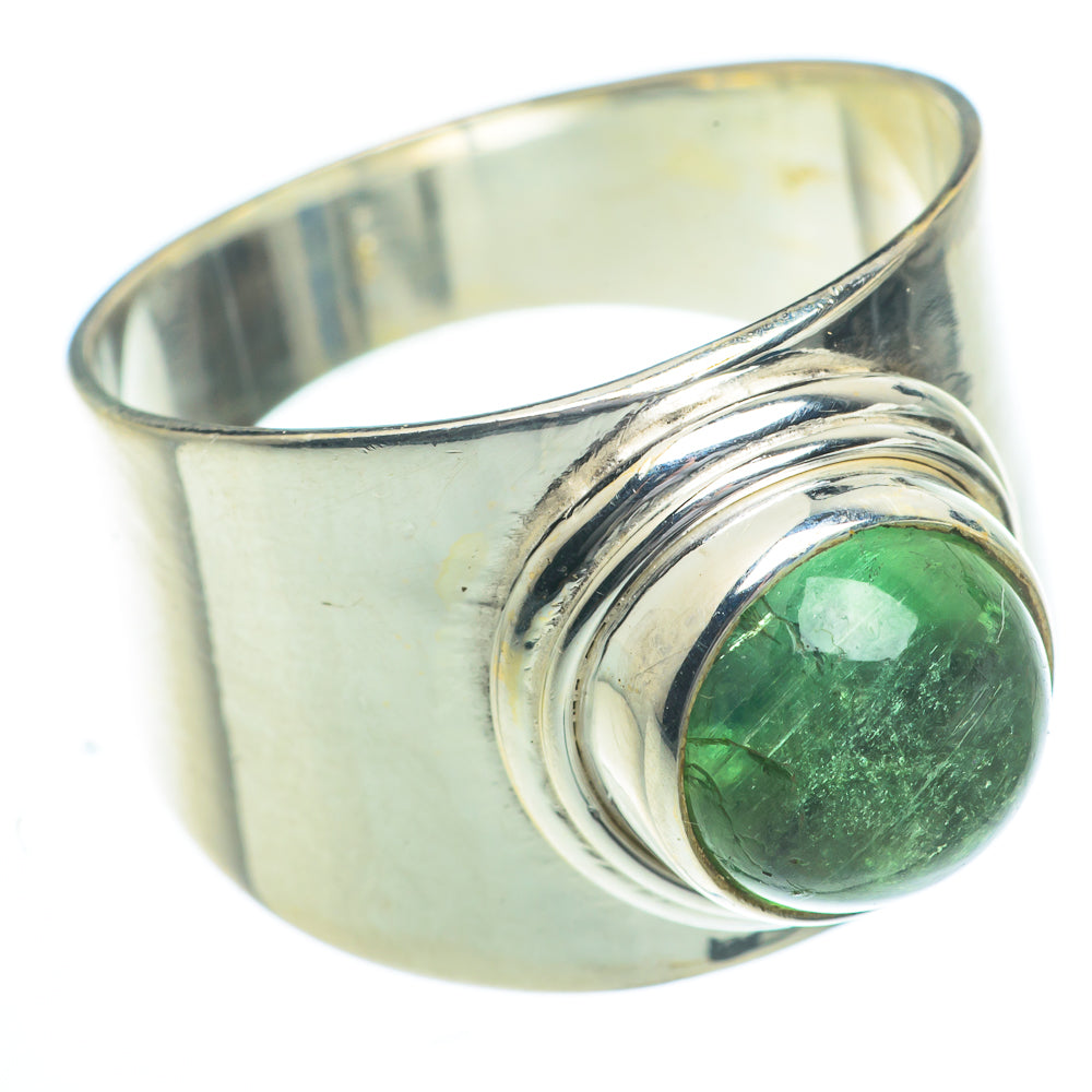 Green Tourmaline Rings handcrafted by Ana Silver Co - RING62853