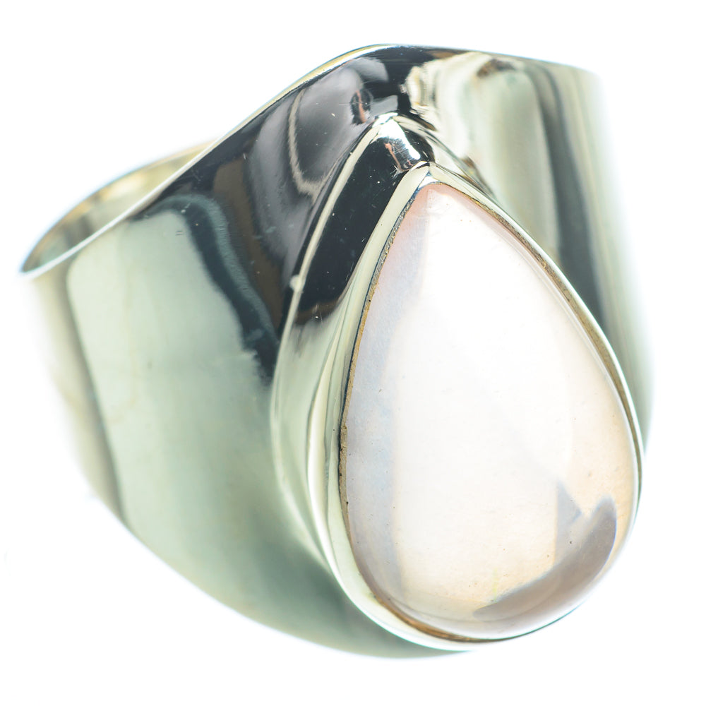 Rose Quartz Rings handcrafted by Ana Silver Co - RING62858
