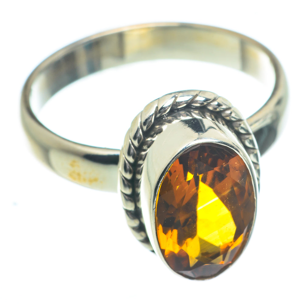 Mandarin Citrine Rings handcrafted by Ana Silver Co - RING62876