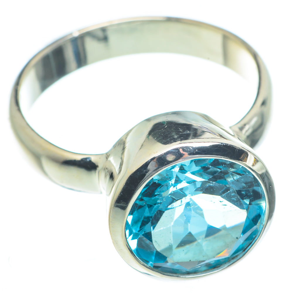 Blue Topaz Rings handcrafted by Ana Silver Co - RING62889