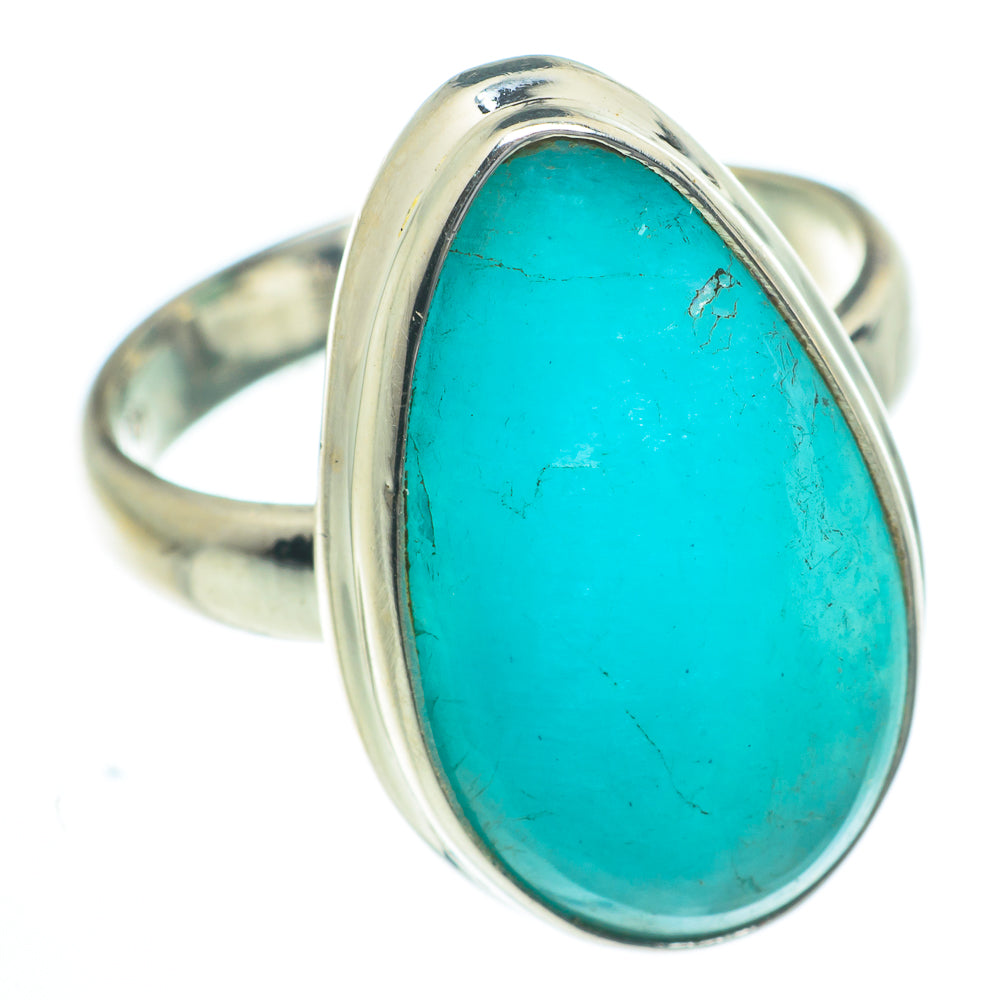 Peruvian Amazonite Rings handcrafted by Ana Silver Co - RING62934