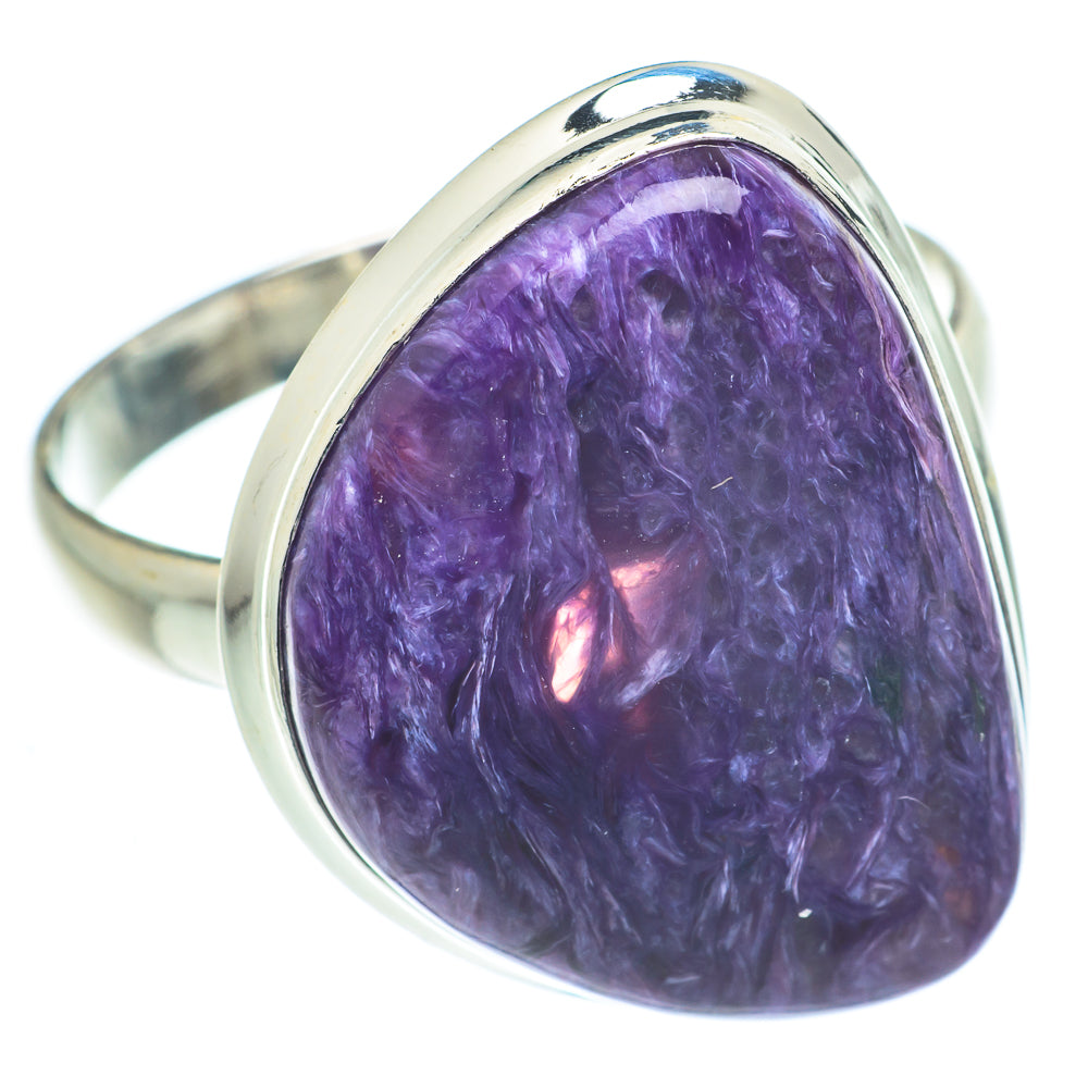 Charoite Rings handcrafted by Ana Silver Co - RING63030