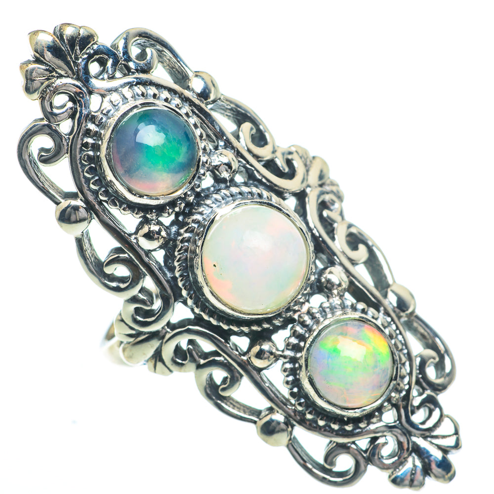 Ethiopian Opal Rings handcrafted by Ana Silver Co - RING63064