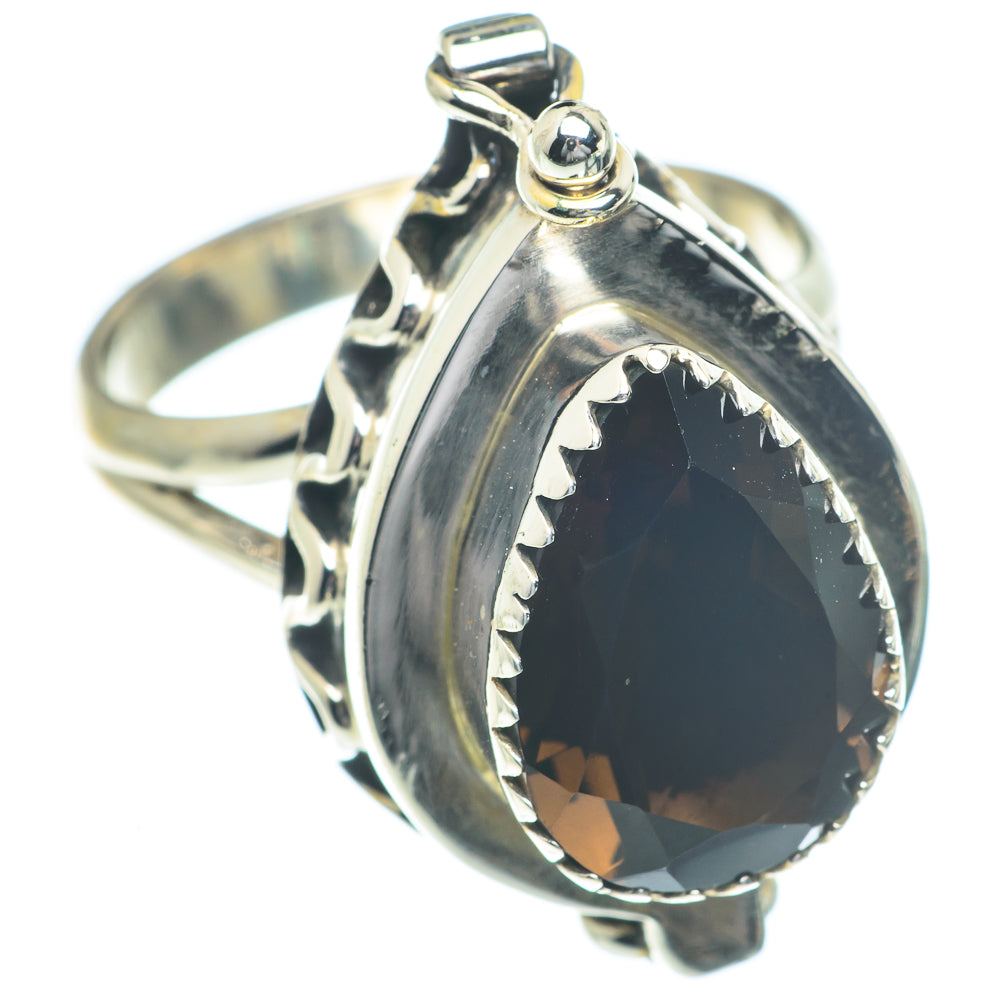 Smoky Quartz Rings handcrafted by Ana Silver Co - RING63072