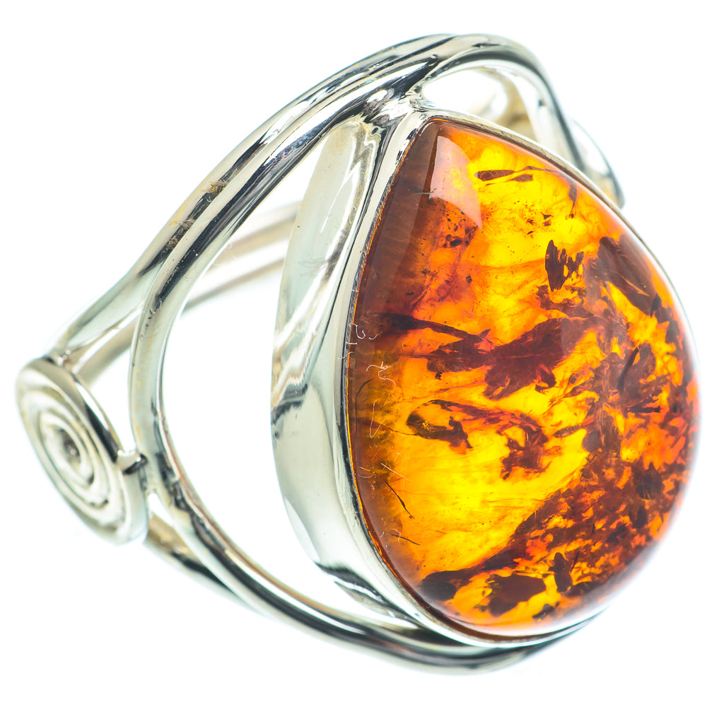 Baltic Amber Rings handcrafted by Ana Silver Co - RING63086