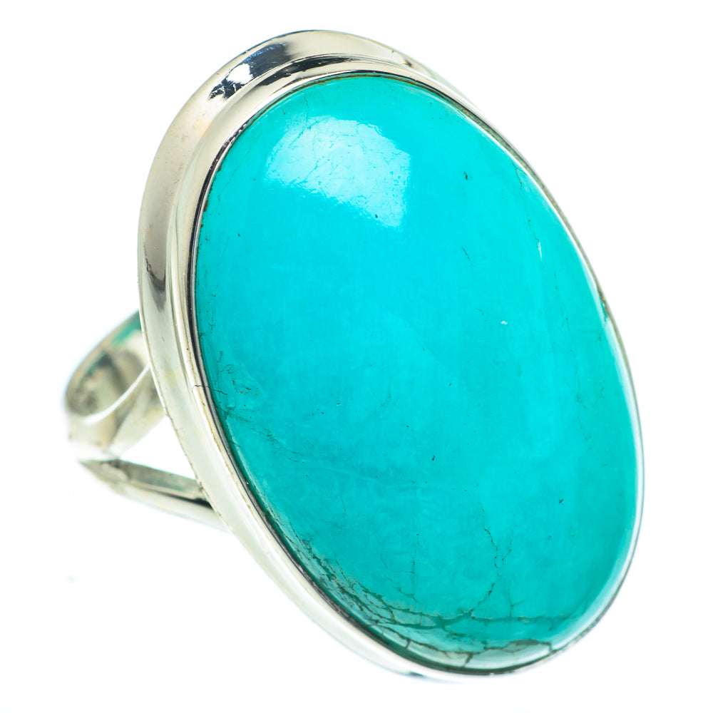 Peruvian Amazonite Rings handcrafted by Ana Silver Co - RING63098