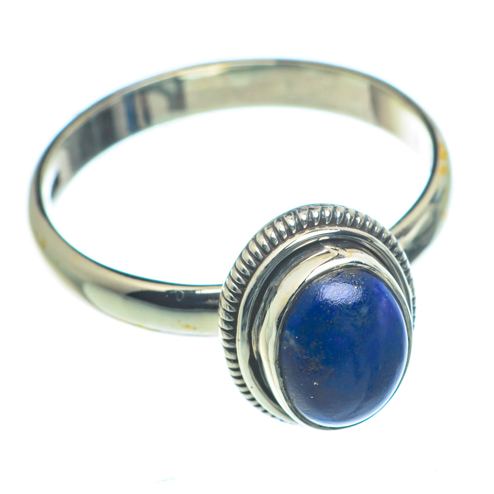 Lapis Lazuli Rings handcrafted by Ana Silver Co - RING63115
