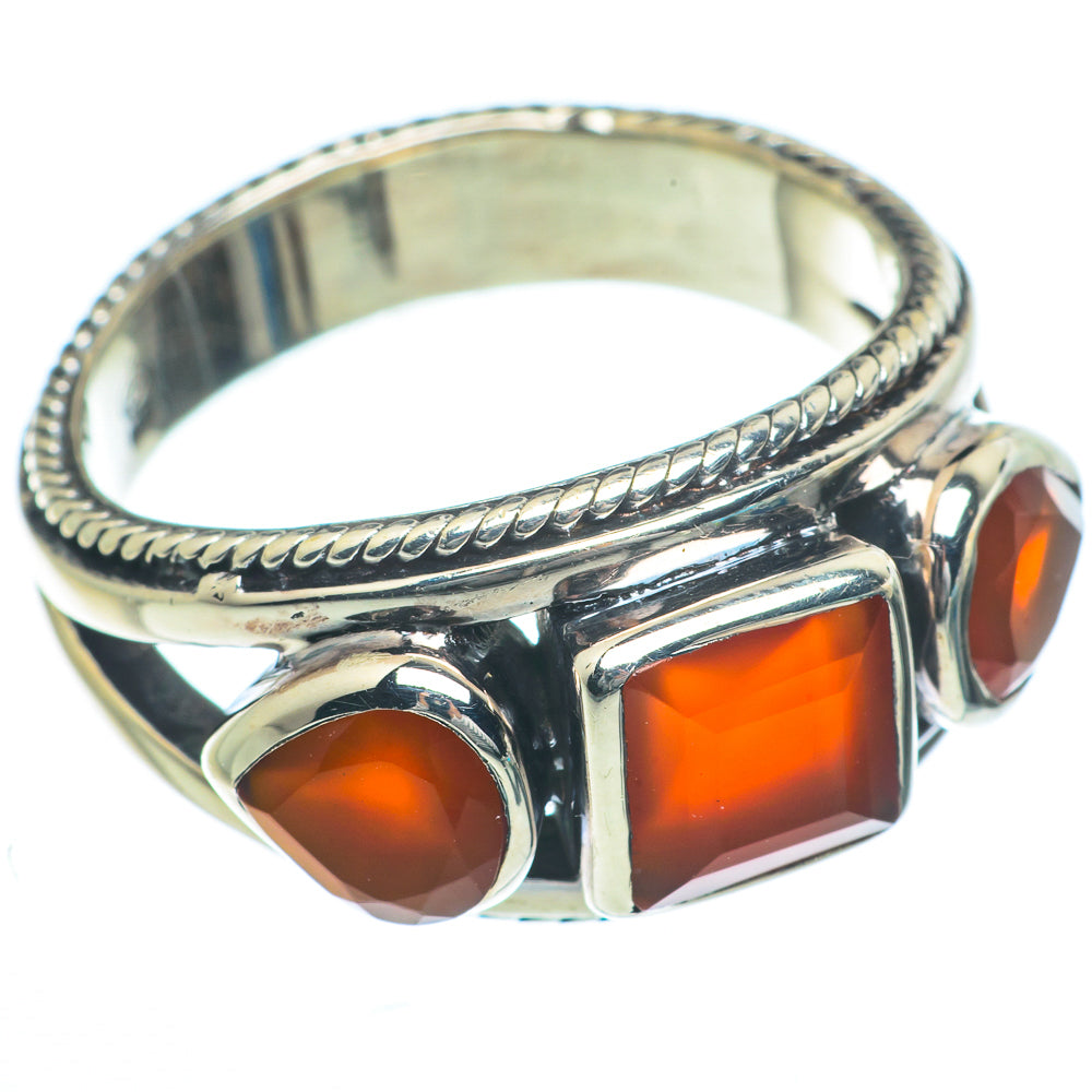 Carnelian Rings handcrafted by Ana Silver Co - RING63123