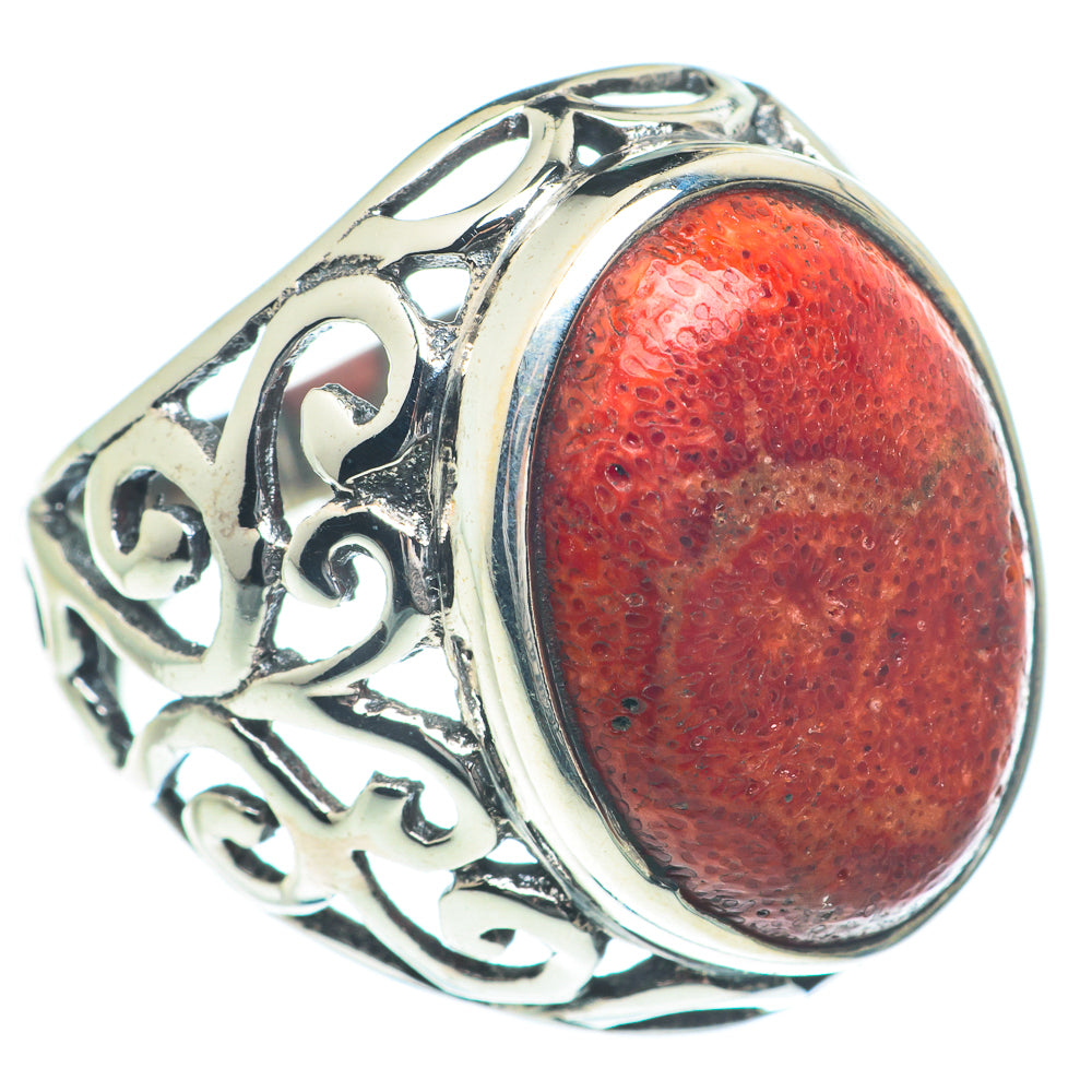 Sponge Coral Rings handcrafted by Ana Silver Co - RING63206