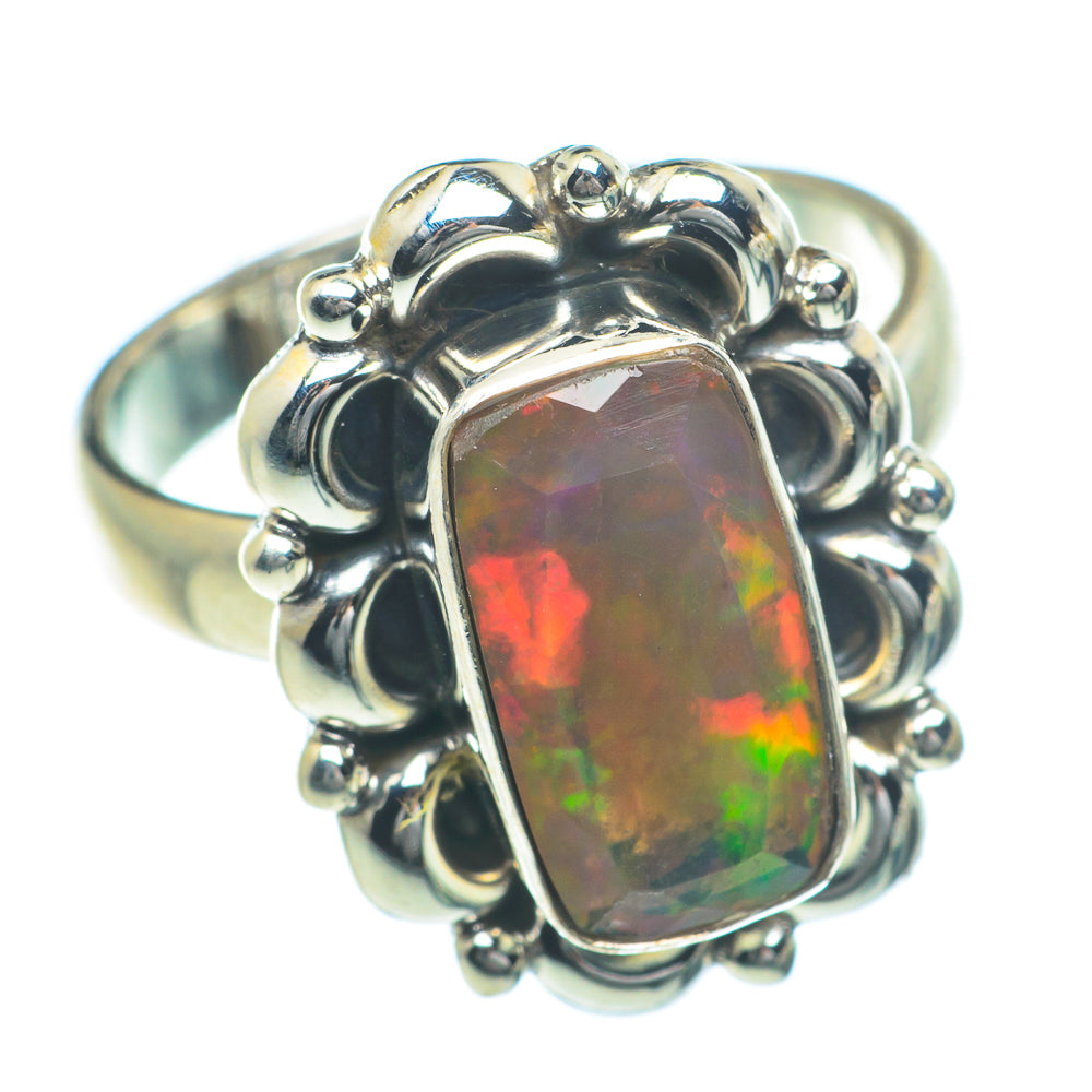 Ethiopian Opal Rings handcrafted by Ana Silver Co - RING63220