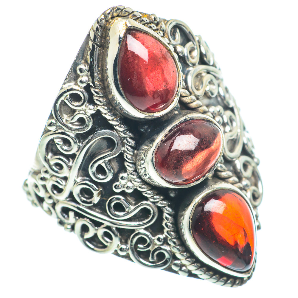 Garnet Rings handcrafted by Ana Silver Co - RING63234