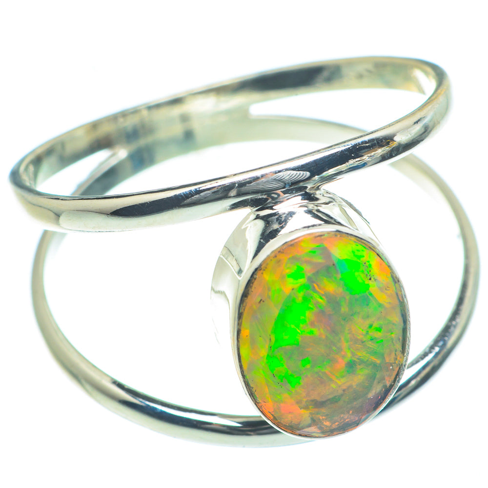 Ethiopian Opal Rings handcrafted by Ana Silver Co - RING63243