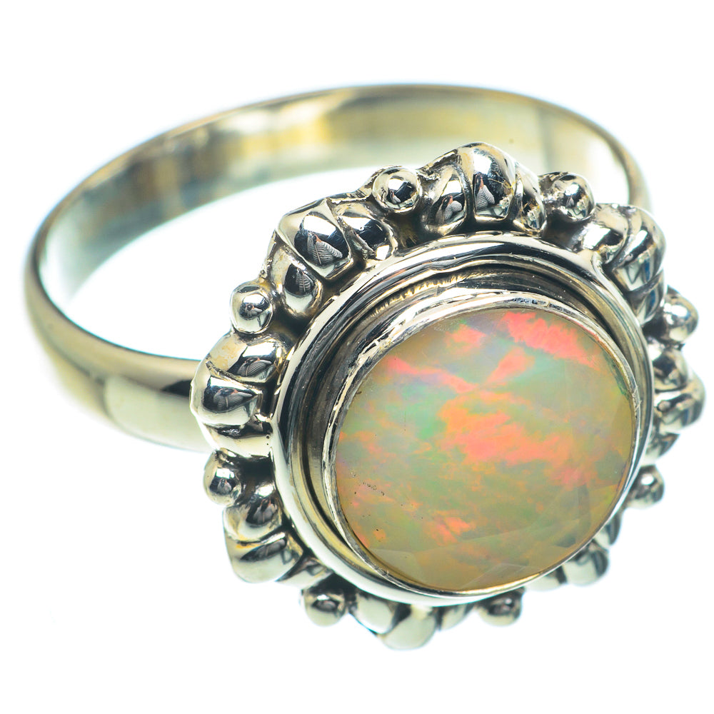 Ethiopian Opal Rings handcrafted by Ana Silver Co - RING63260