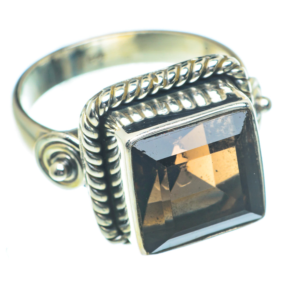 Smoky Quartz Rings handcrafted by Ana Silver Co - RING63308