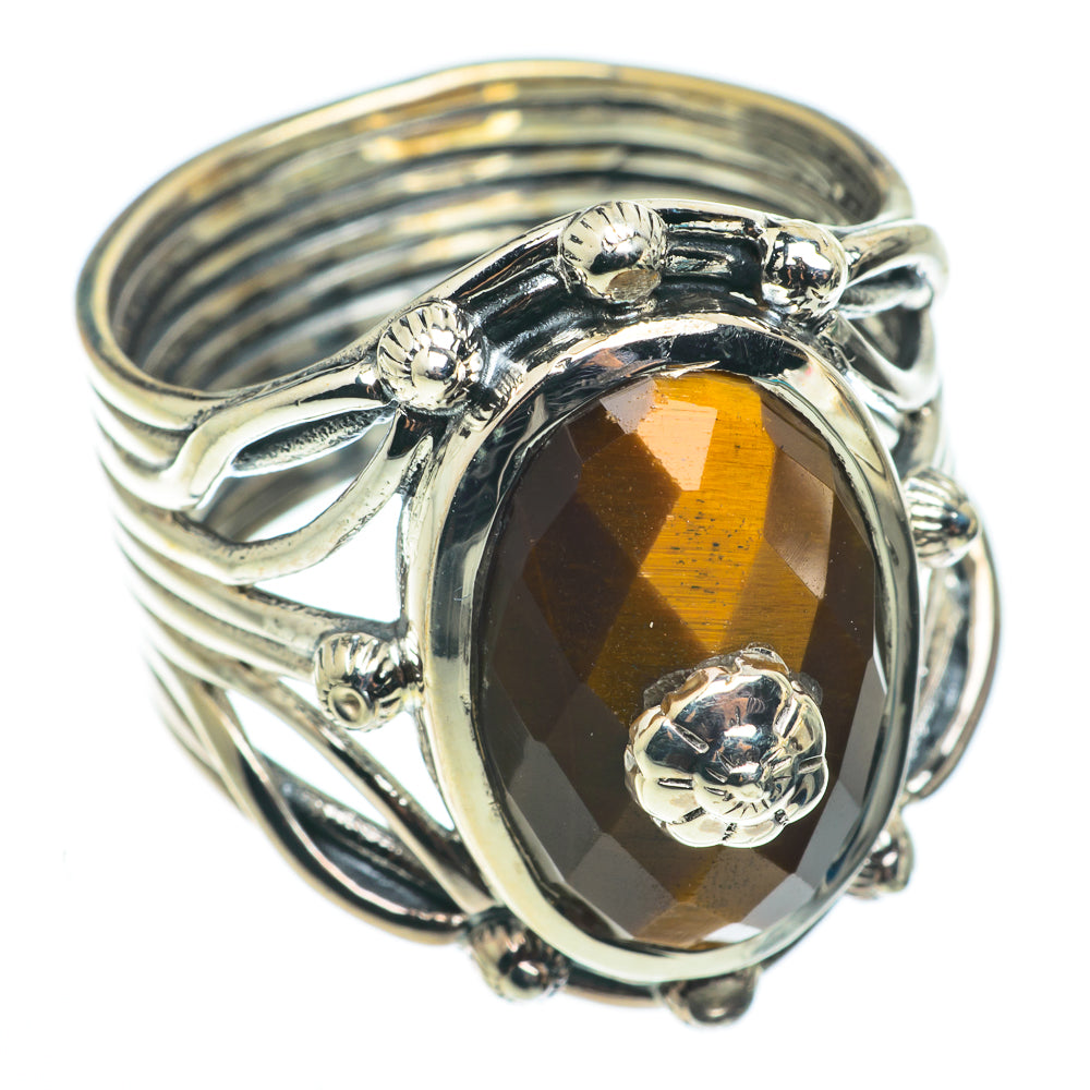 Tiger Eye Rings handcrafted by Ana Silver Co - RING63366