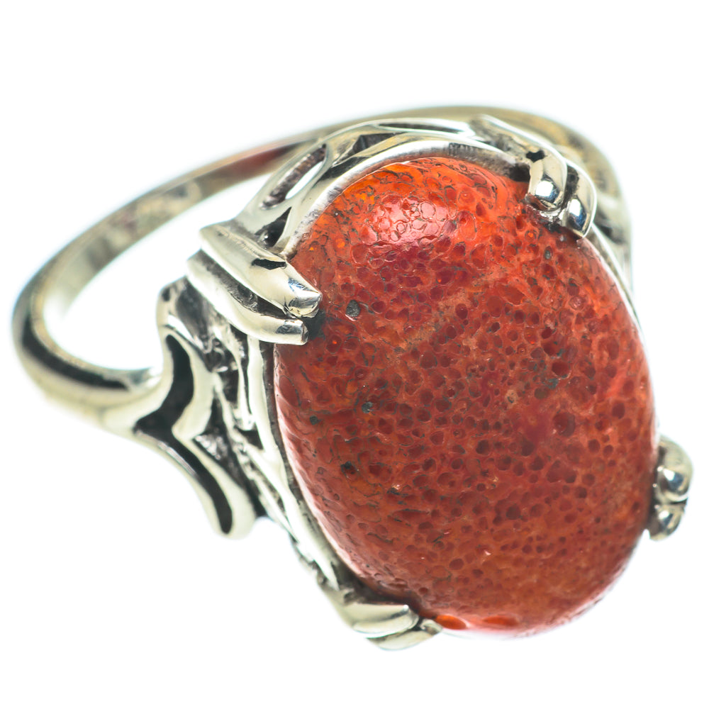Sponge Coral Rings handcrafted by Ana Silver Co - RING63393